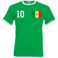 Youth Designz T-Shirt Senegal Herren Shirt im Fußball Trikot Look mit trendigem Motiv