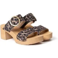 Softclox HEDI Leolook taupe (natur) Pantolette