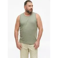 s.Oliver Muskelshirt T-Shirt Meliertes Tanktop aus Baumwollmix