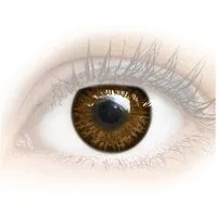 GLAMLENS Monatslinsen Stark deckende & natürliche braune Linsen Choco mit/ohne Stärke