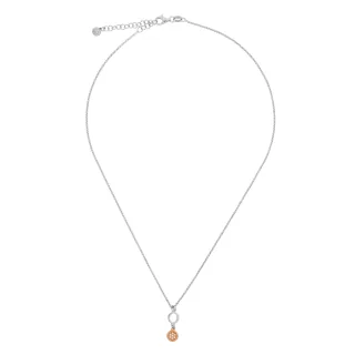 Orphelia 'Maite' Damen Kette aus 925 Sterling Silber mit Anhänger - Silber/Rosé ZK-7376