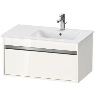 Duravit Ketho Waschtischunterbau wandhängend Weiß Hochglanz 800x475x410 mm - KT641902222 KT641902222