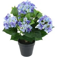 Kunstblume Künstliche Hortensie im Topf Hortensie, OTTO home, Höhe 40 cm, 40cm Realistische Kunstpflanze Blumen Deko Blumen Pflanzen