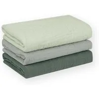 furora BABY Spucktuch Baby Mulltücher Sets (Bio-Musselin: super soft) 80x80cm oder 25x25cm, Sehr weich
