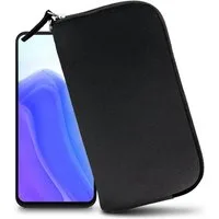 XiRRiX Handytasche für Smartphone - universal Handyhülle mit Handschlaufe (kompatibel mit z.B. Iphone 15 Pro Max, 16 Pro Max, 17 Pro Max, 1-tlg., Hülle mit Reißverschluss), Softcase für besten Schutz Dank Polsterung mit Stoßdämpfung
