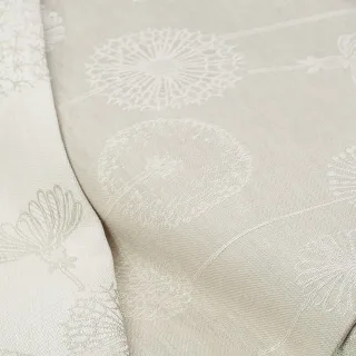 Halbleinen-Jacquard "Pusteblumen", leinen/natur