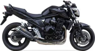 % % % Sport Auspuff IXIL Hyperlow Black Suzuki GSF 650 Bandit / GSX 650 F Bj. 2007-2016 mit ABE