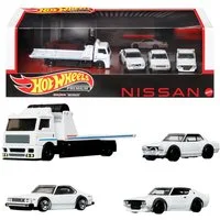 Hot Wheels Spielzeug-Rennwagen Nissan Skyline Hot Wheels Premium HKC16 4er Collector Set
