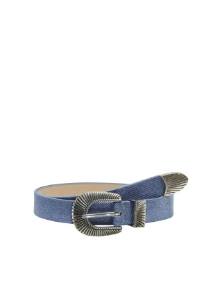 ONLY - ONLCAMILLA DENIM JEANS BELT ACC light blue denim - Gr. - 95