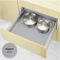 WENKO Anti-Rutsch-Pad Anti-Rutsch-Matte noppen grau, (1 St)