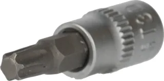 Brilliant Tools 1/4" Torx-Bit-Stecknuss, mit Stirnlochbohrung - BT020986