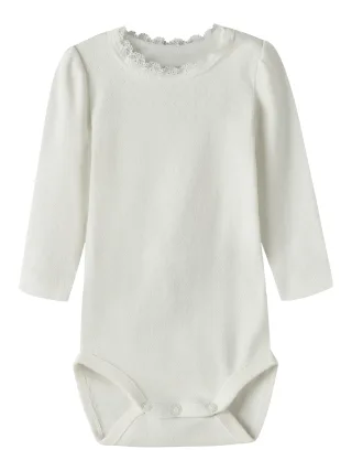 NAME IT - NBFNIA LS BODY Cloud Dancer - Gr. - 56