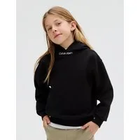 Calvin Klein Jeans Kapuzensweatshirt NECK EMBRO LOGO TERRY HOODIE für Kinder bis 16 Jahre, Logo-schriftzug