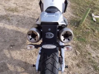 R&amp;G Kennzeichenhalter Heckumbau Yamaha MT-03 660 Bj. 2006-2014 Typ:RM02/RM05 eintragungsfrei