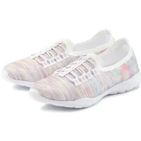 LASCANA Slipper, Halbschuh, Slip-On-Sneaker, Sneaker aus leichtem Textil-Material VEGAN