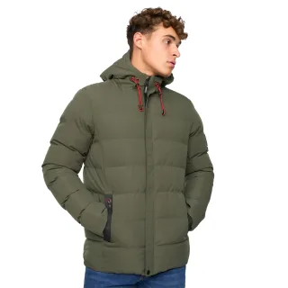 Crosshatch - "Kampleys" Steppjacke für Herren (Oliv)