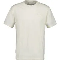 Gant T-Shirt REG TONAL SHIELD SS T-SHIRT Stickerei, Rundhals, regular fit