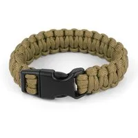 normani Armband Survival-Armband Paracord 17 mm Small (1-tlg), Survival Armband aus geflochtener Paracord mit Clipverschluss