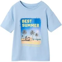 vertbaudet Kurzarmshirt T-Shirt Kinder, Recycling-Baumwolle