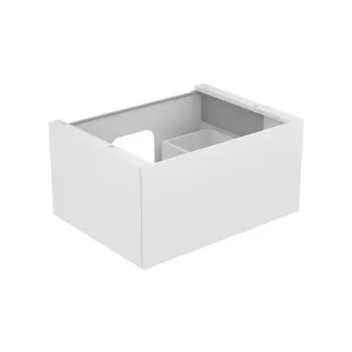 Keuco Edition 11 Waschtischunterschrank 31241370100 70 x 35 x 53,5 cm, mit LED-Beleuchtung, Strukturlack Trüffel