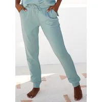 Buffalo Sweathose Loungehose mit seitlichen Taschen und kleinem Druck, Loungewear