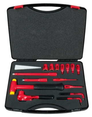 KS Tools 3/8" Steckschlüssel-Satz mit isolierten Werkzeugen, 16-tlg - 117.1885