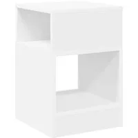 vidaXL Beistelltisch Beistelltisch Weiß 30,5 x 30 x 45 cm Holzwerkstoff (1-St)