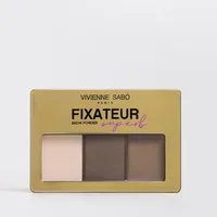 VIVIENNE SABO Augenbrauen-Puder Kit Brow Trio Fixateur Superb 01
