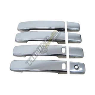 EDLES Chrom Türgriff Türgriffe SET für Ihren Qashqai / Qashqai +2 mit I-KEY