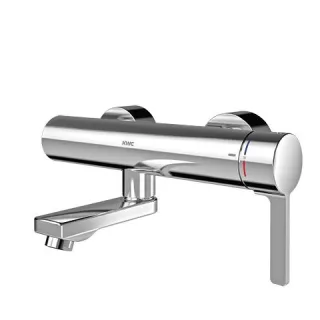 KWC Aquarotter Thermostat-Wandbatterie, F5, EHM, Schwenkauslauf, 135 mm, Option C-Modul, 3600003855 3600003855