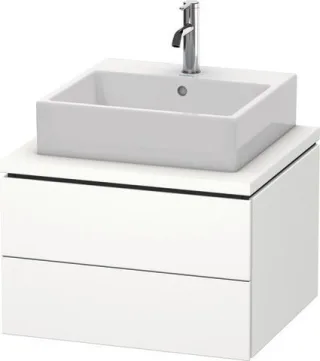 Duravit L-Cube Konsolenwaschtischunterbau wandhängend Weiß Supermatt 620x547x400 mm - LC581508484 LC581508484