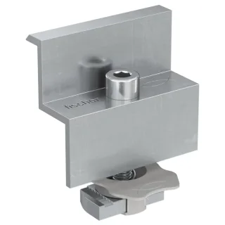 Fischer Endklemme vormontiert PM F 30 Aluminium - 554786