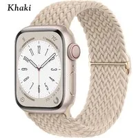 Widmann-Shop Smartwatch-Armband Nylon Loop Armband Apple Watch Band Series Ultra SE 11 10 9 8, Nylon, alle Größen