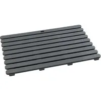 WENKO Badematte, Höhe 3 mm, rutschhemmend beschichtet, Kunststoff, rechteckig