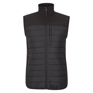 Mountain Warehouse Herren Turbine II Hybrid gepolstert Gilet (schwarz)