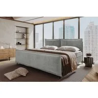 99rooms Boxspringbett Vero Plus Familienbett (Schlafzimmerbett, Bett), 220/240/260x200 cm, in Cord POSO, mit BFK-Matratze, Bettkasten