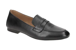 Gabor 85.213.27 elegante Slipper schwarz Glattleder Blockabsatz