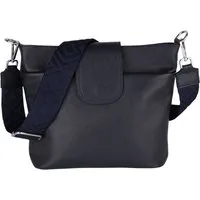 MIRROSI Umhängetasche Damen, Crossbody Bag, Echtleder Made in Italy (1 Tasche mit 1 oder 2 Gurte), verstellbaren Schulterriemen), 30x24,50x9cm (BXHXT) viel Stauraum
