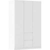 rauch Drehtürenschrank Schrank Garderobe MAINZ Breiten 91/136/181/226/271/315/360, Höhe 210cm (3 verschiedene Ausstattungen BASIC/CLASSIC/PREMIUM (inkl. SOFT-CLOSE) grifflose Front, Außentüren mit Push-to-Open Funktion MADE IN GERMANY