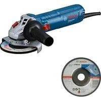 Winkelschleifer GWS 12-125 Professional + Schruppscheibe blau, 1.200 Watt
