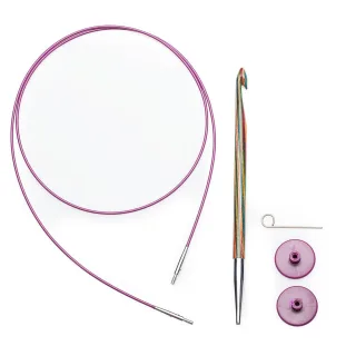 KnitPro Tunesische Häkelnadel, 7 mm Ø, im Set
