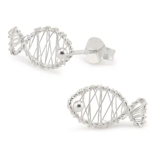 Fisch Ohrringe aus 925 Silber