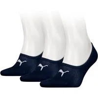 PUMA Füßlinge PUMA UNISEX FOOTIE 3P (3-Paar, 3 Paar) NoShow Socks, atmungsaktiv, elastisches Bündchen