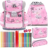 Belmil Schulranzen Set Classy 10-teilig 2025 Mädchen Ballerina Light pink