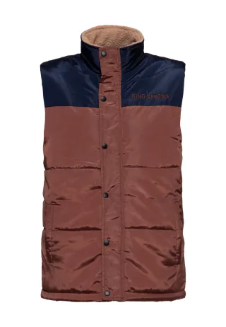 King Kerosin Herren Steppweste Los Angeles Supply Co