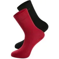 BOSS Businesssocken 2P RS Uni Logo CC W (Packung, 2-Paar, 2er Pack) mit BOSS Schriftzug