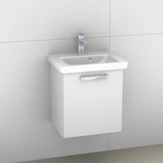 Artiqua 414 Waschtischunterschrank für Subway 2.0 7315F0 Weiß Hochglanz, 414-WUT-V79-R-7016-68 414-WUT-V79-R-7016-68