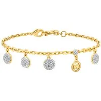 MICHAEL KORS Armband Schmuck Geschenk Metall Armschmuck Armkette Premium, mit Zirkonia (synth)