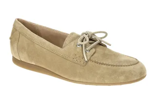 Paul Green 1136-000 Beige Grain Damen Schn?r-Halbschuhe Velourleder Super Sof...
