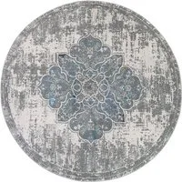Tapiso Teppich VALLEY, rund, Höhe: 9 mm, Wohnzimmer, Schlafzimmer, Vintage